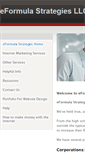 Mobile Screenshot of eformulastrategies.com