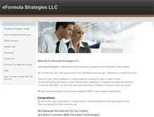 Tablet Screenshot of eformulastrategies.com